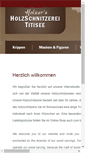 Mobile Screenshot of holzschnitzerei-titisee.de